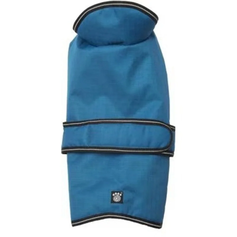 PetRageous Juneau Dog Jacket Small Teal Waterproof Insulated Coat